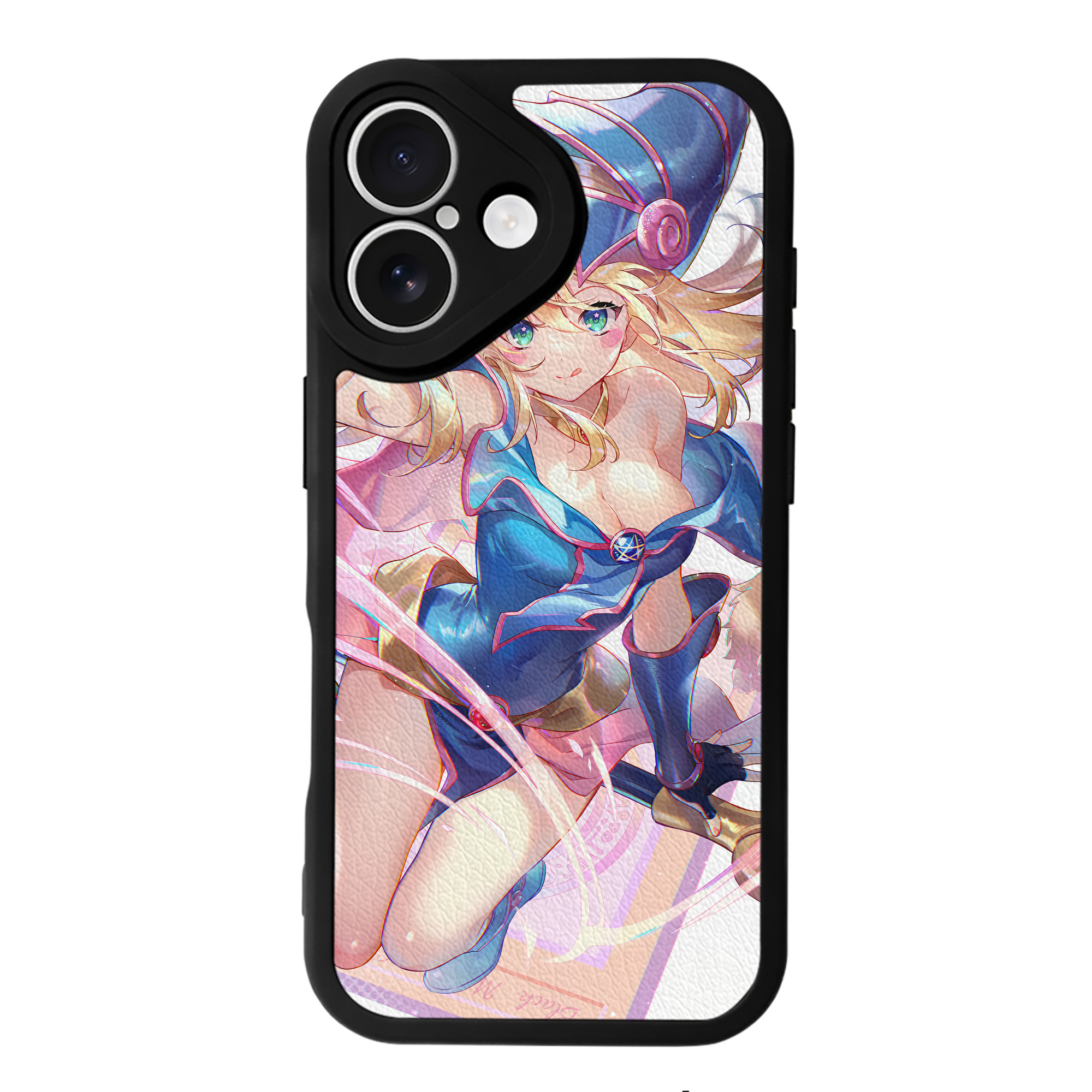 （画像用） 遊☆戯☆王 Yu-Gi-Oh! 【iPhone 16シリーズ対応】シリコンスマホケース（レザー調） 材質：シリコン